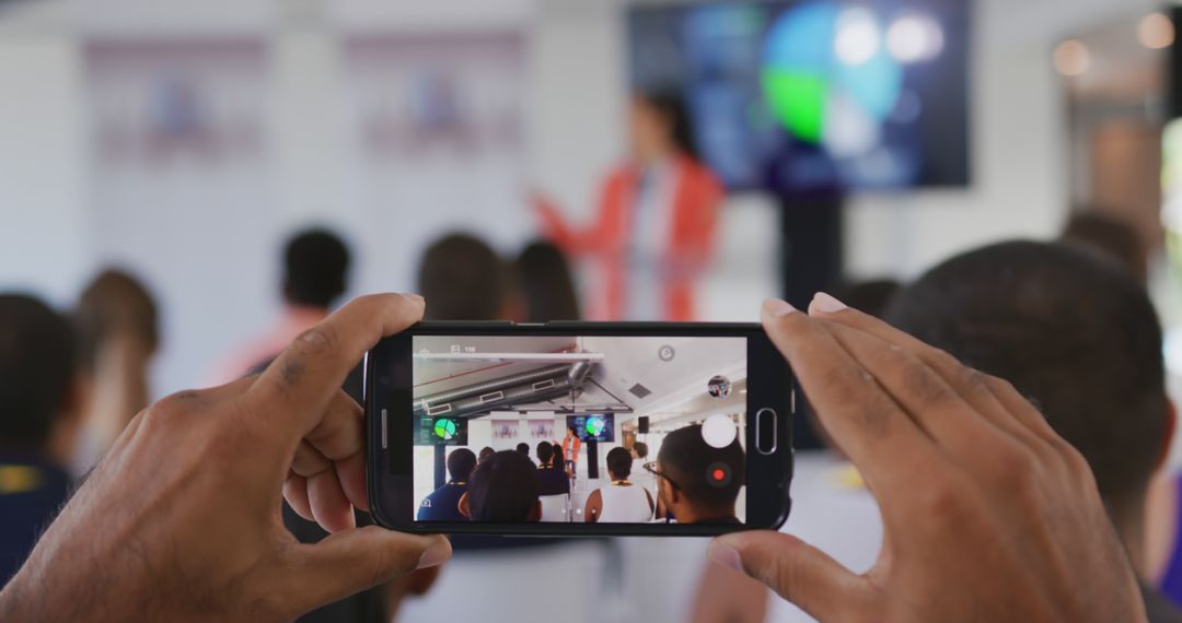 Capturing Educational Presentation at Live Event on Smartphone