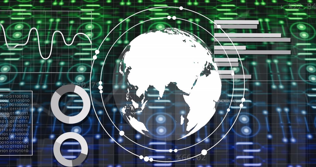 Global Digital Interface with Circuit Board and Data Processing