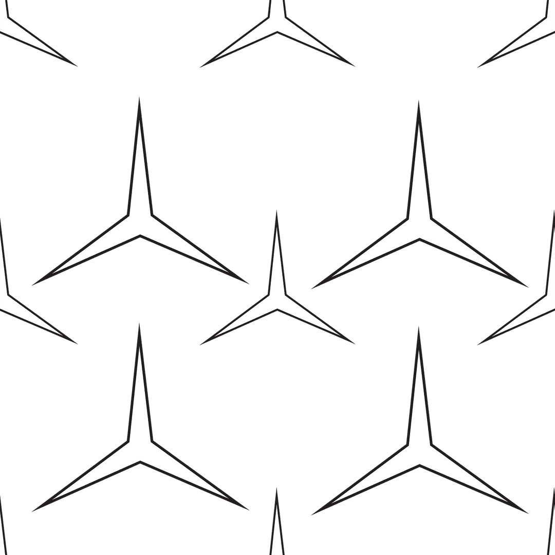 Transparent Geometric White Shapes Pattern on Dark Backdrop