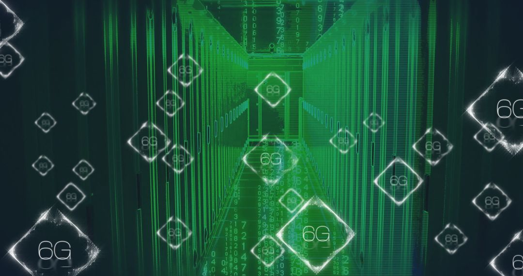 Futuristic 6G Technology Concept in Data Center Environment