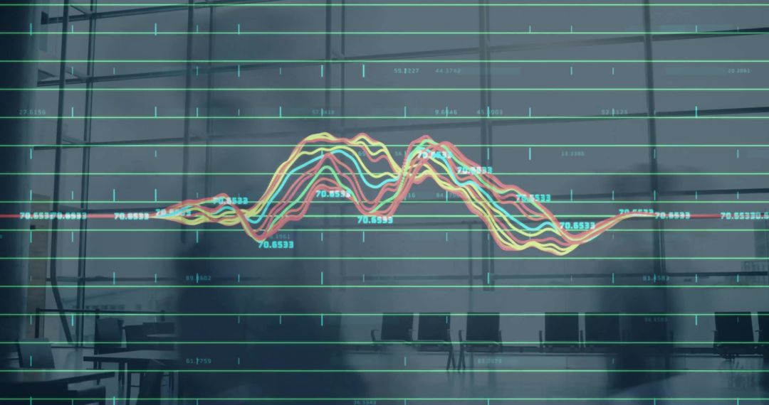 Business Professionals in Futuristic Data Environment