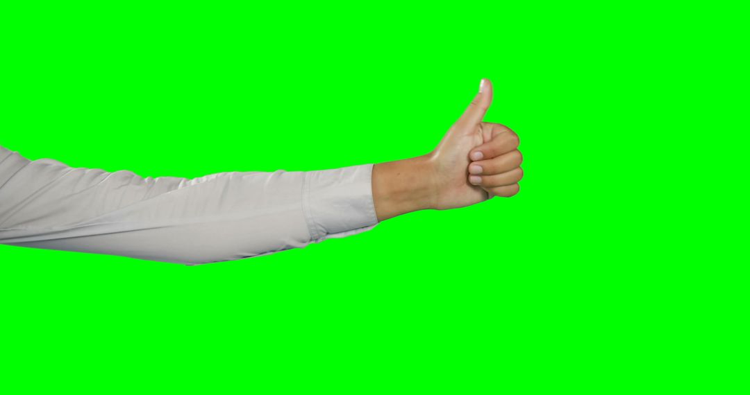 Business Person Giving Thumbs Up on Green Screen Background - Free Images, Stock Photos and Pictures on Pikwizard.com