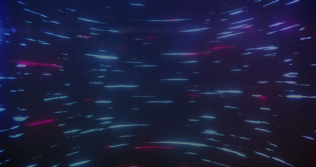 Dynamic Light Streaks in Futuristic Digital Space