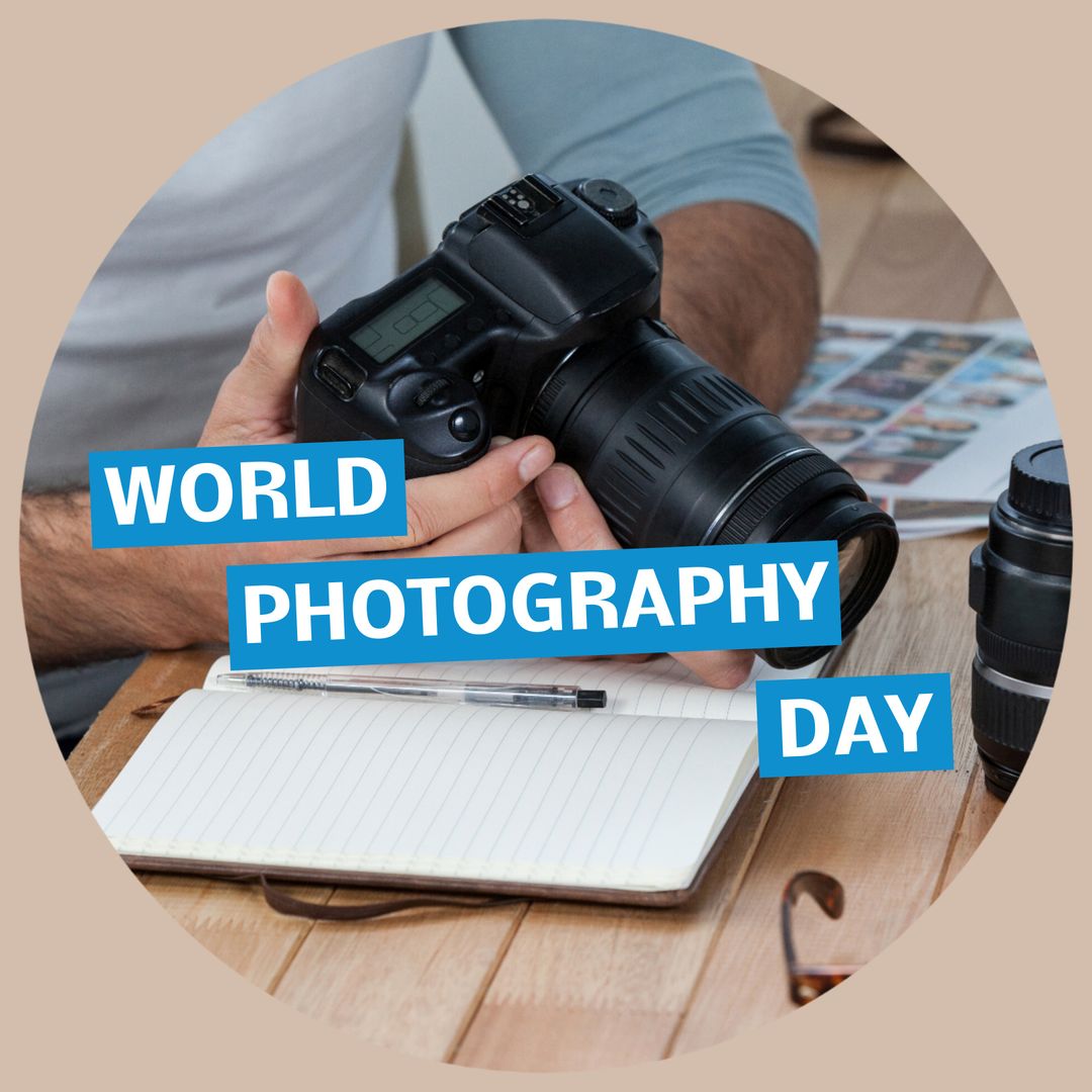 Celebrating World Photography Day Concept