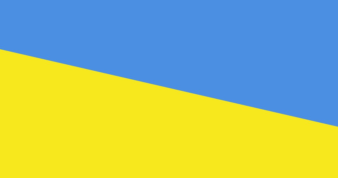 Abstract Blue and Yellow Diagonal Design with Ukraine Flag