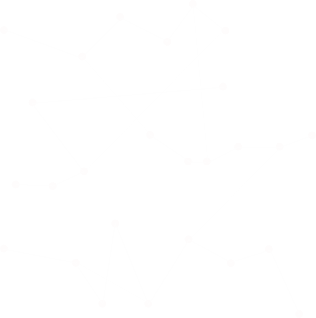 White Network Points Lines Transparent Background