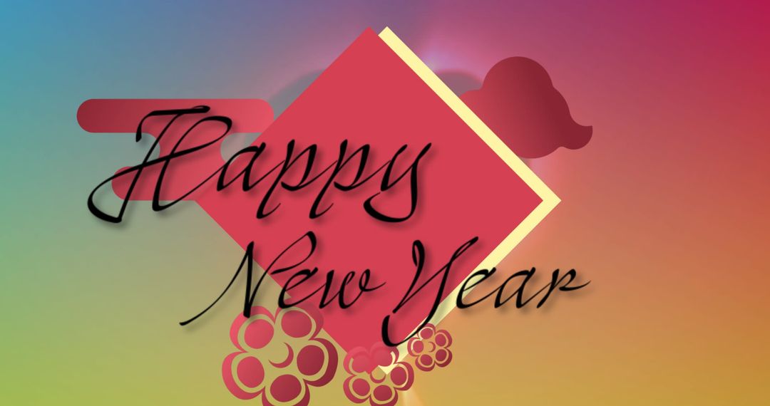 Vibrant New Year Celebration Background Design