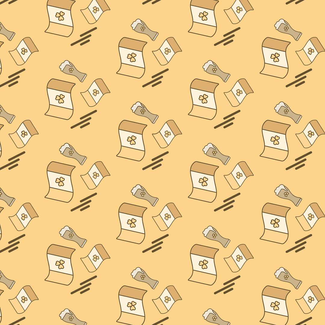 Transparent Banknote and Beer Pattern Background Celebrates Fun Times