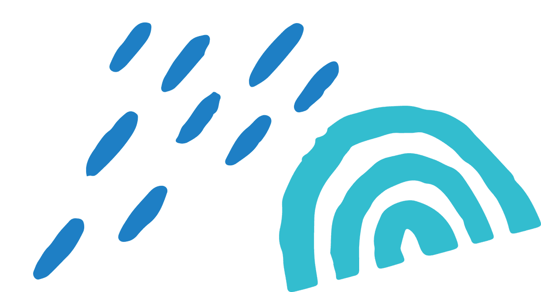 Abstract Raindrop Strokes and Uneven Arcs on Transparent Canvas