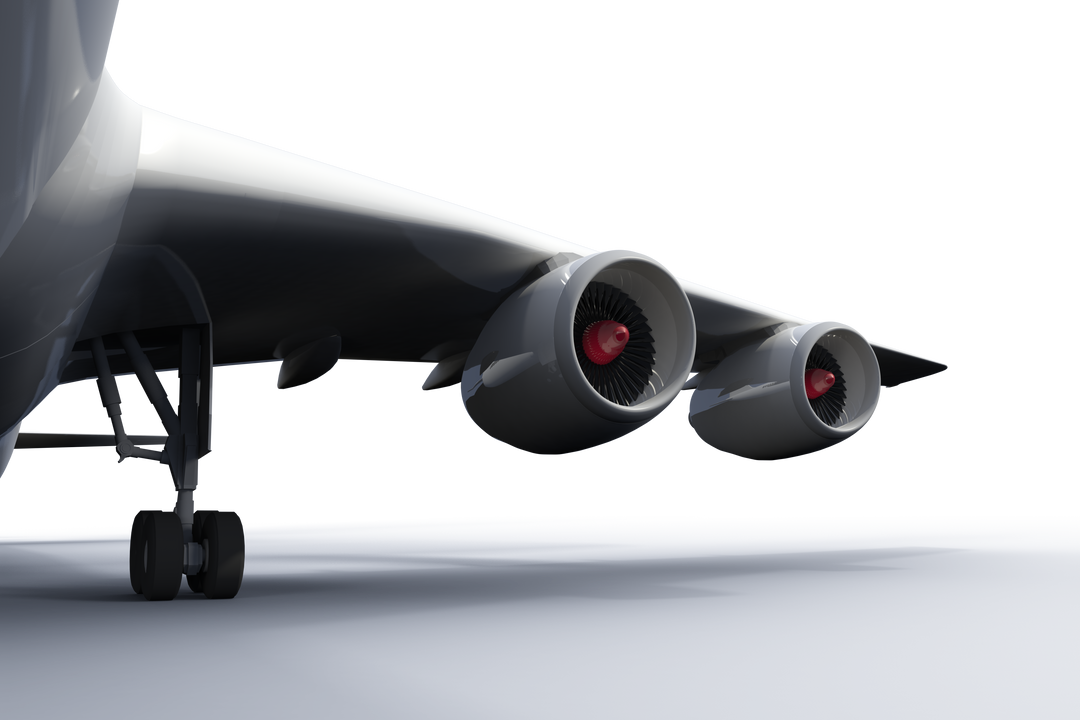 Transparent Airplane Engines Illustration on Isolated Background - Download Free Stock Images Pikwizard.com