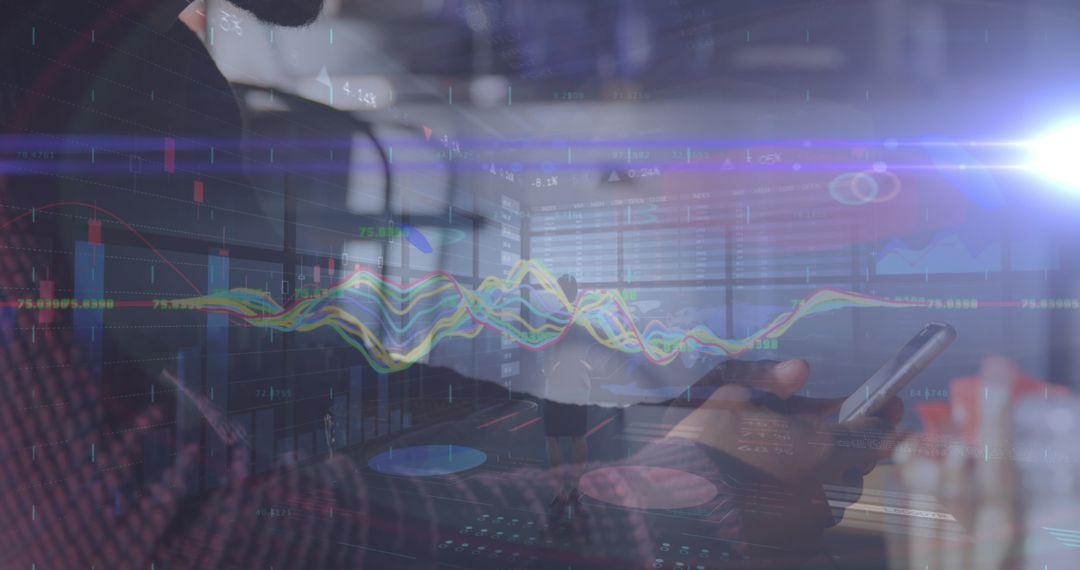 Global Finance Digital Communication with Smartphone Integration