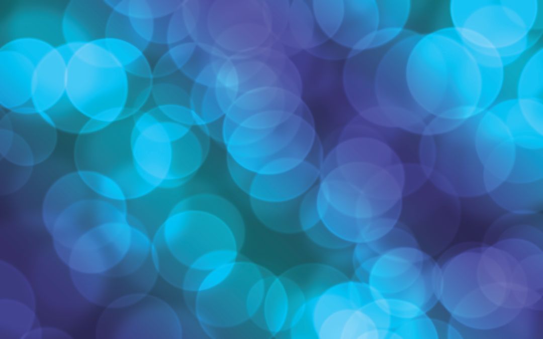 Glowing Blue and Purple Bokeh Background