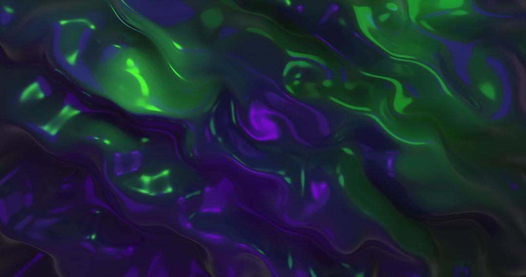 Abstract Multicolored Liquid Shapes Waving Seamlessly