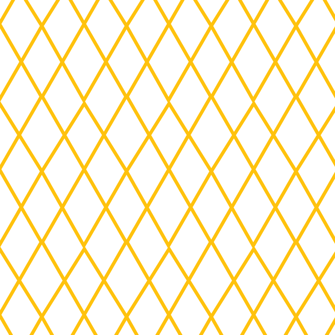 Yellow Geometric Line Pattern on Transparent Background