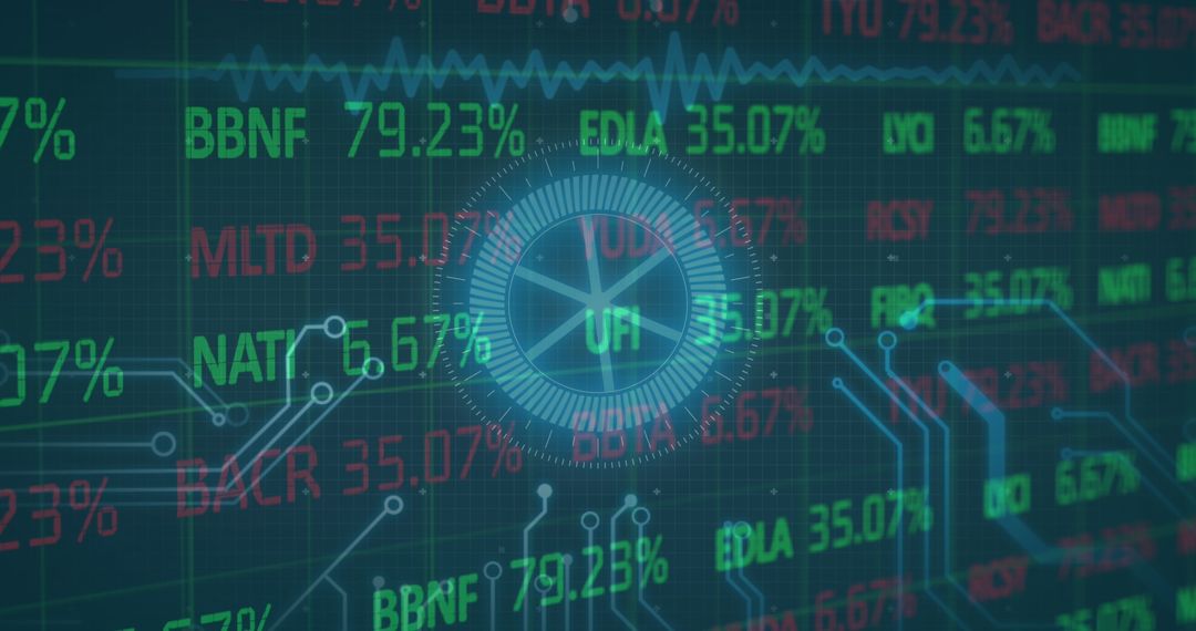 Digital Data Processing with Global Business Interface - Free Images, Stock Photos and Pictures on Pikwizard.com
