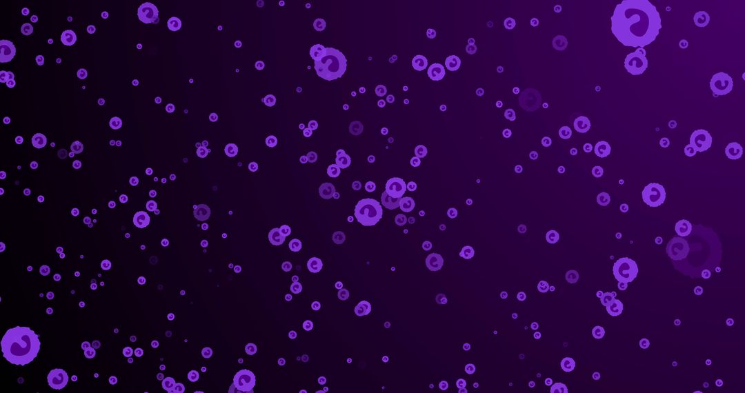 Purple Abstract Circles on Violet Background Digital Design