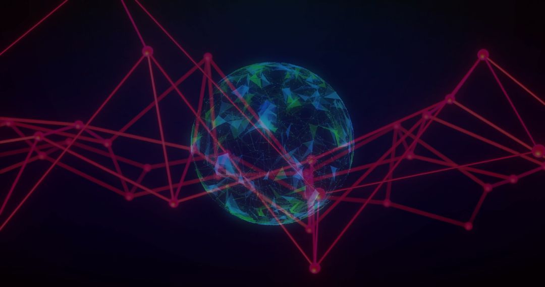 Abstract Global Network with Geometric Connections