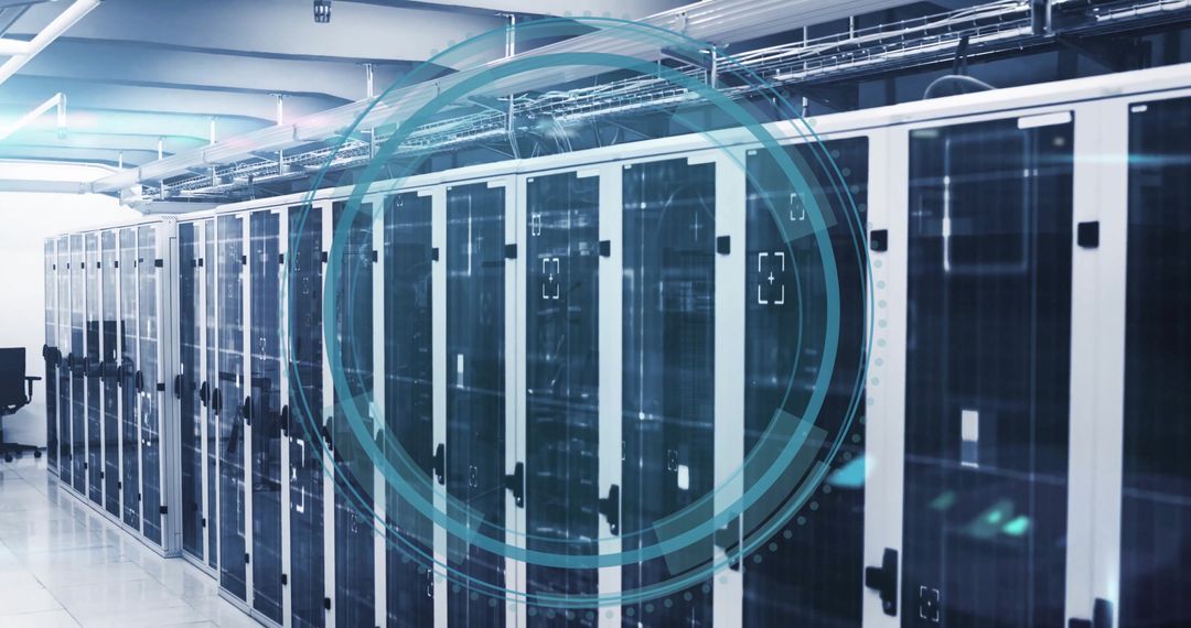 Cutting-Edge Data Center with Transparent Server Racks