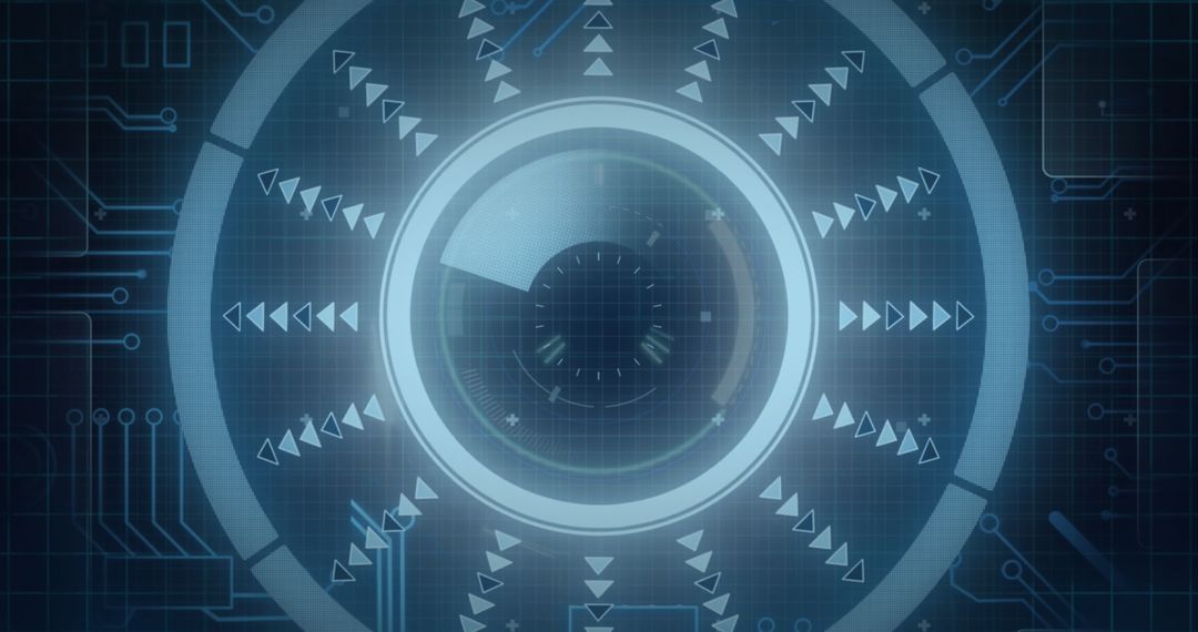Futuristic vision technology with data processing interface
