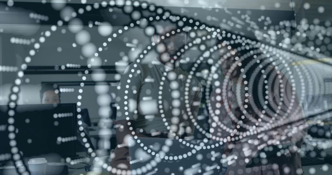 Digital Collaboration and Innovation in Modern Office Workspace