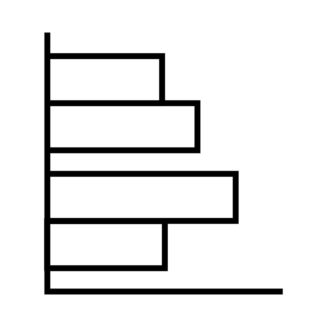 Transparent Financial Chart on Clear Background for Copy Space