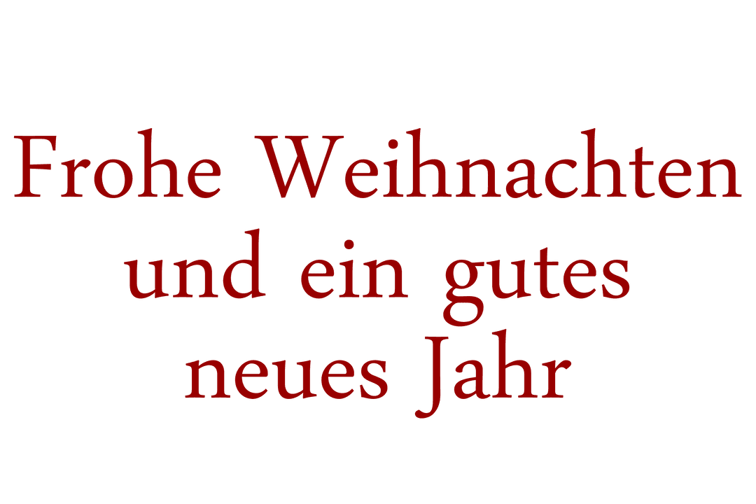 Happy Holidays German Text on Transparent Background Illustration
