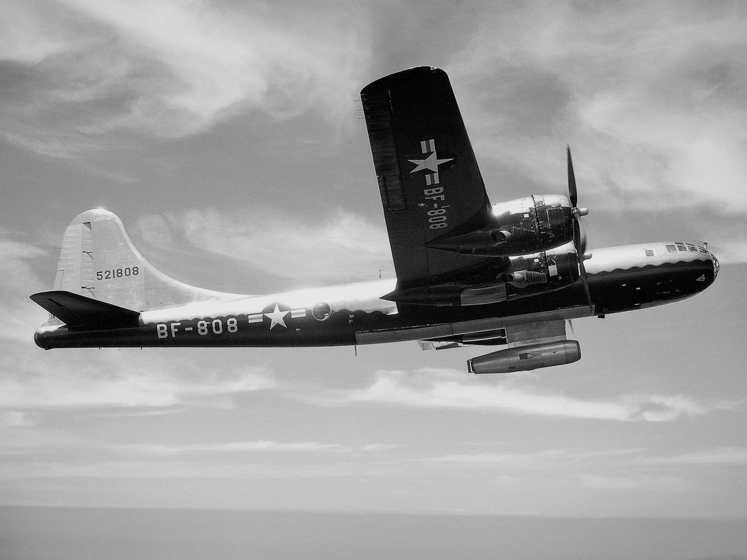 B-29 Superfortress with Ramjet Missile - Free Images, Stock Photos and Pictures on Pikwizard.com