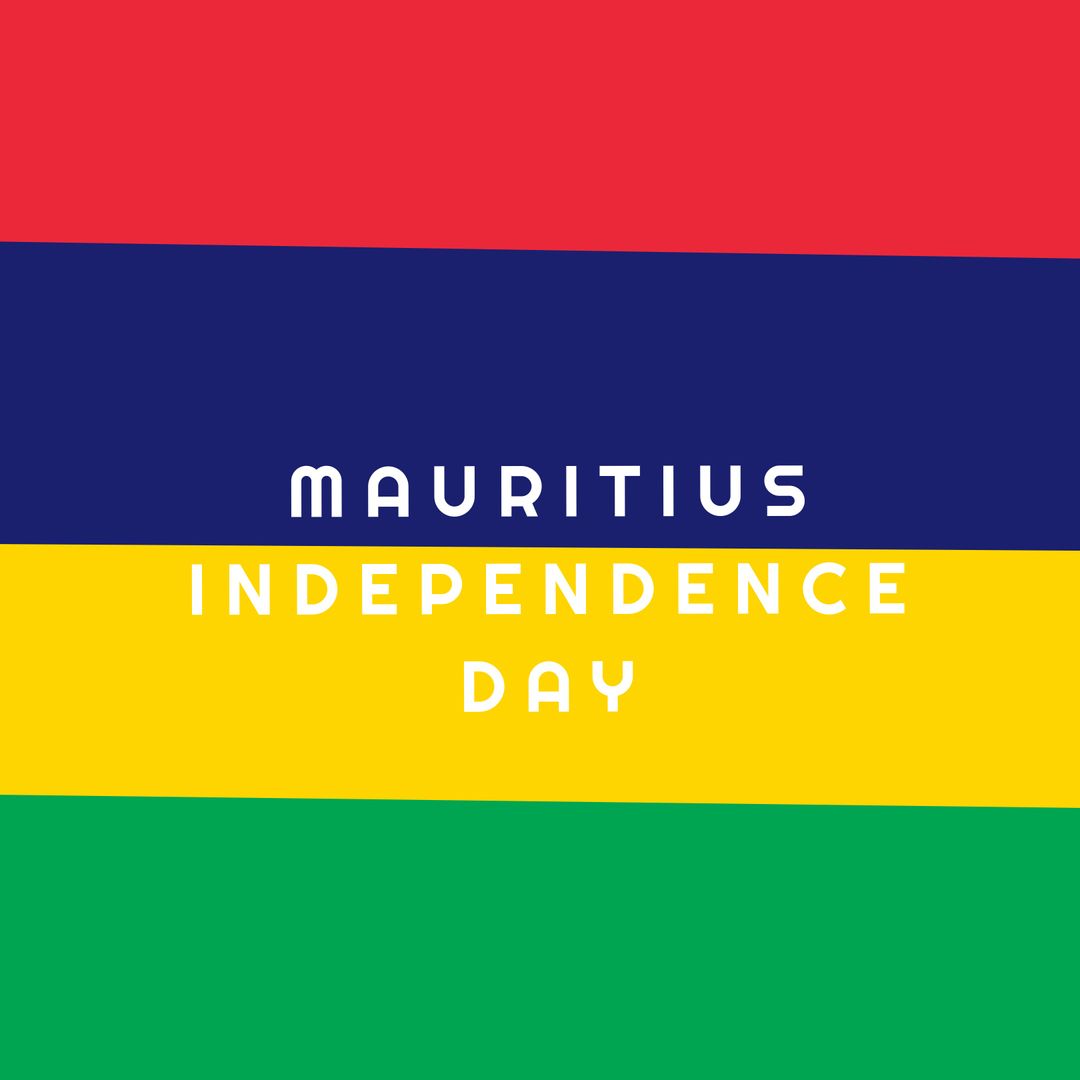 Mauritius Independence Day Flag Background Celebration