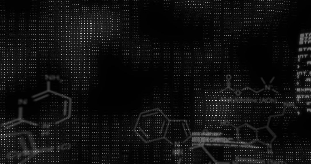 Abstract Digital Connections and Communication Interface Background