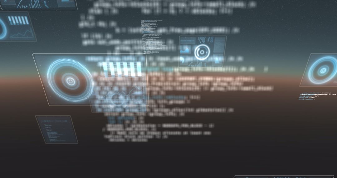Digital Interface with Data Processing on Virtual Screens