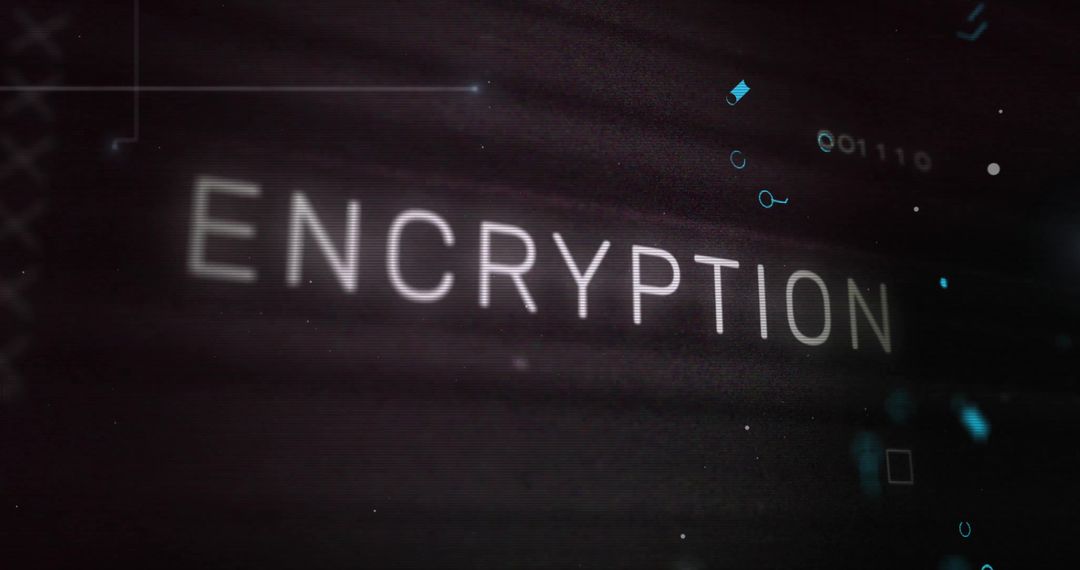 Digital Encryption and Data Security Concept