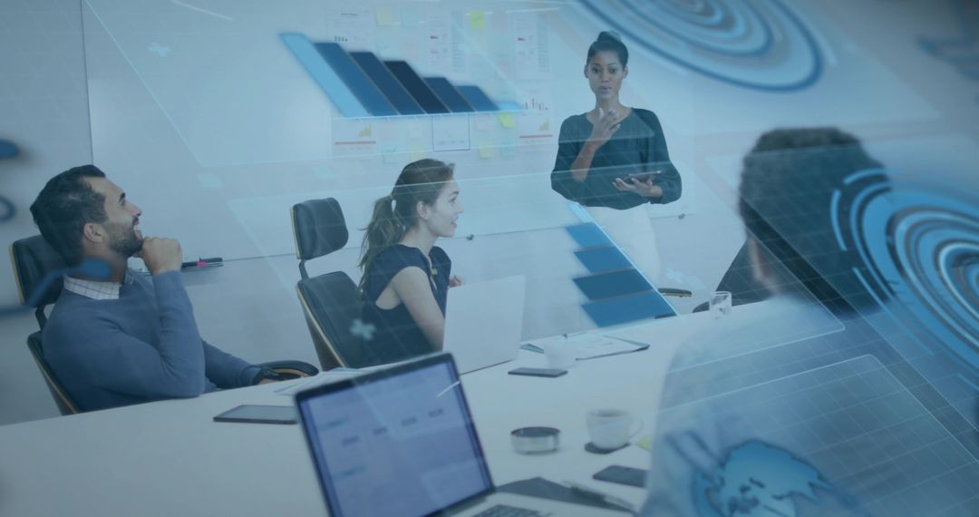 Presenting Holographic Data Visualization in Boardroom for Collaborative Business Strategy