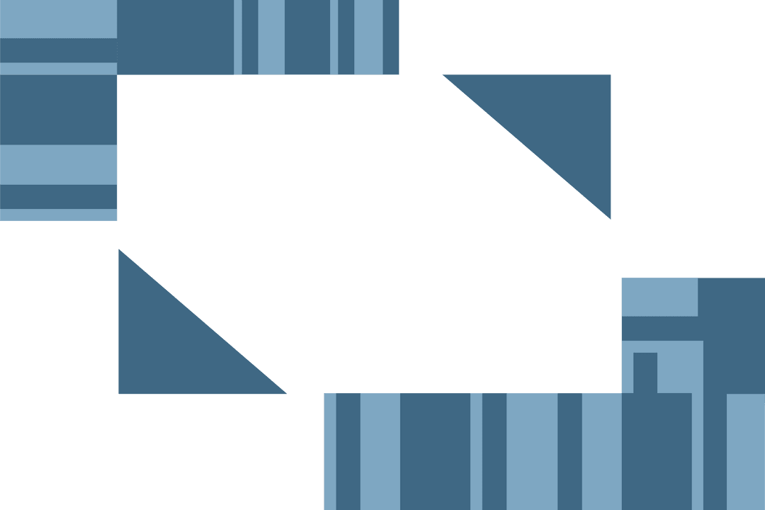 Abstract Blue Shapes on Transparent Background for Patterns