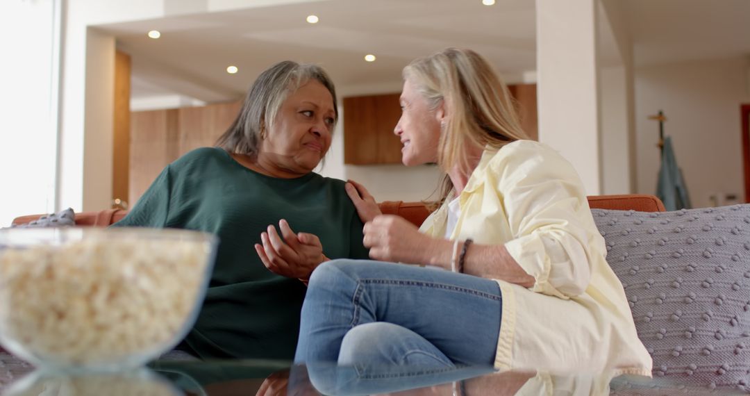 Mother and Daughter Enjoy Quality Time Together at Home