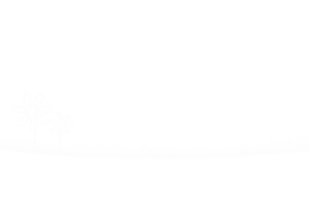 Transparent Illustration of Flowers and Grass Vector on Blank Background