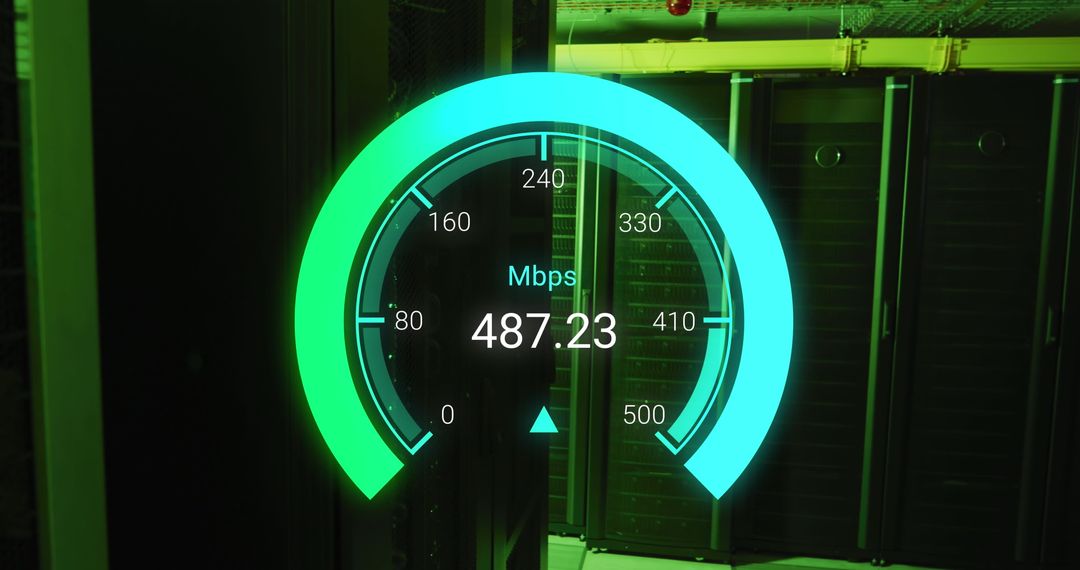 High Speed Internet in Modern Server Room