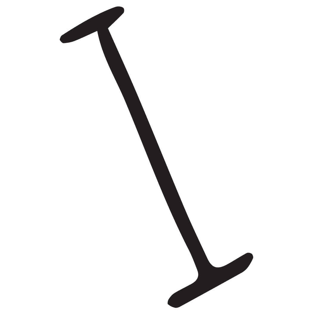 Transparent Background Abstract Black Line Illustration