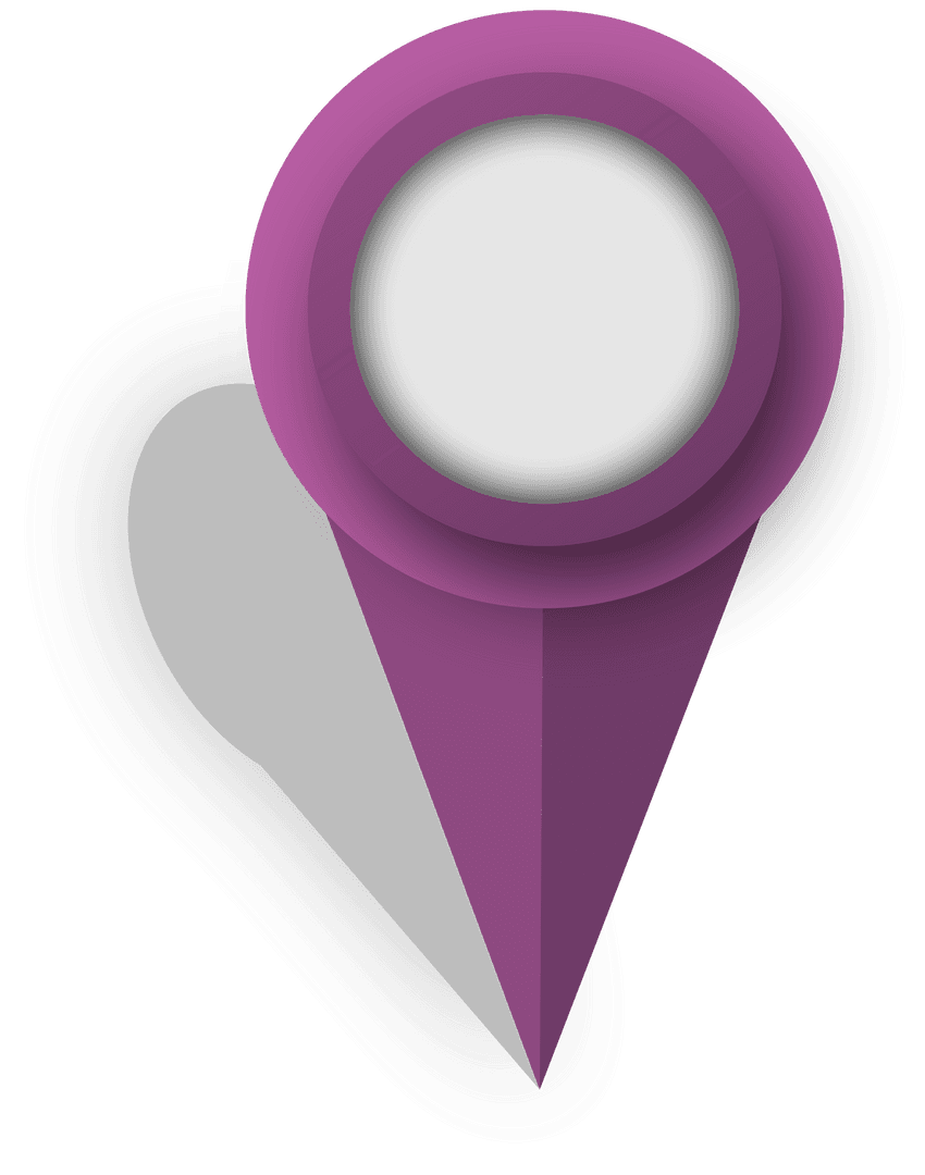 Transparent Vector Location Pin Icon with Circular Design - Download Free Stock Images Pikwizard.com
