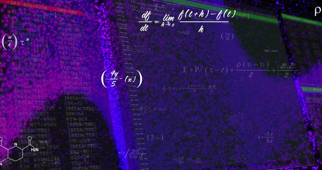 Futuristic Mathematical Data Processing Concept