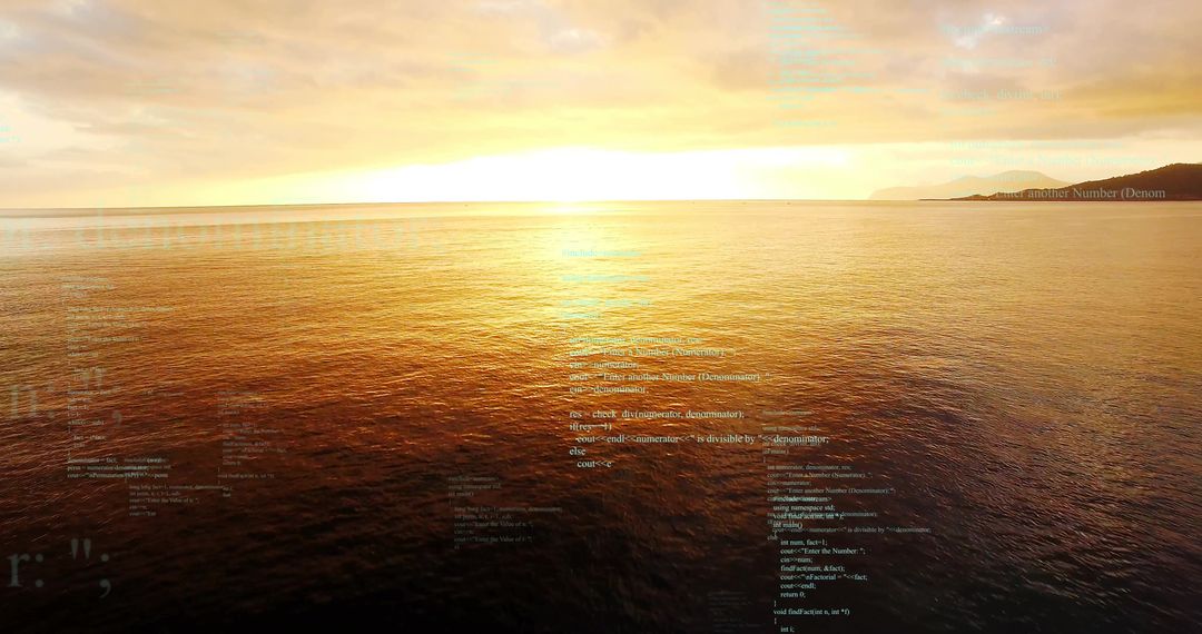 Golden Sunset Over Tranquil Ocean Reflecting Serene Beauty