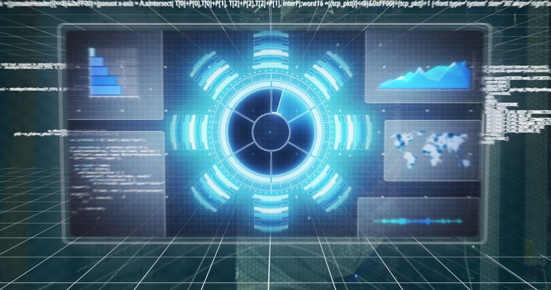 digital interface with data scanning elements - Free Images, Stock Photos and Pictures on Pikwizard.com