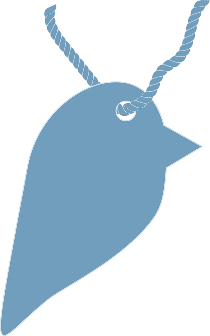 Transparent Textured Blank Hang Tag for Creative Labeling