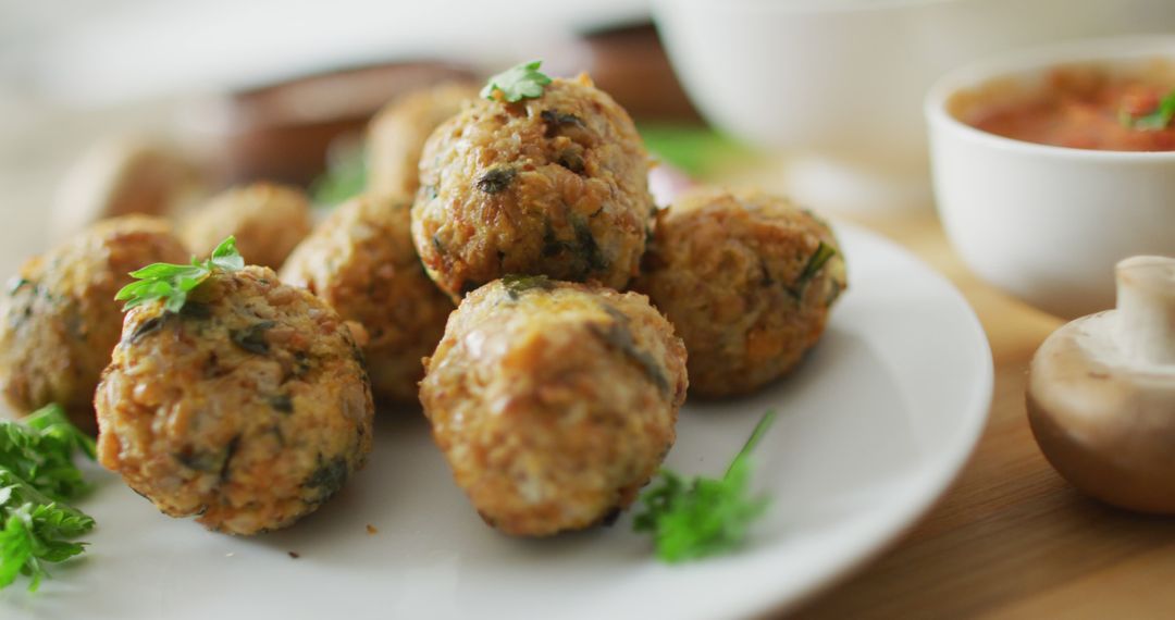 Close-Up of Delicious Spinach and Cheese Arancini Balls - Free Images, Stock Photos and Pictures on Pikwizard.com