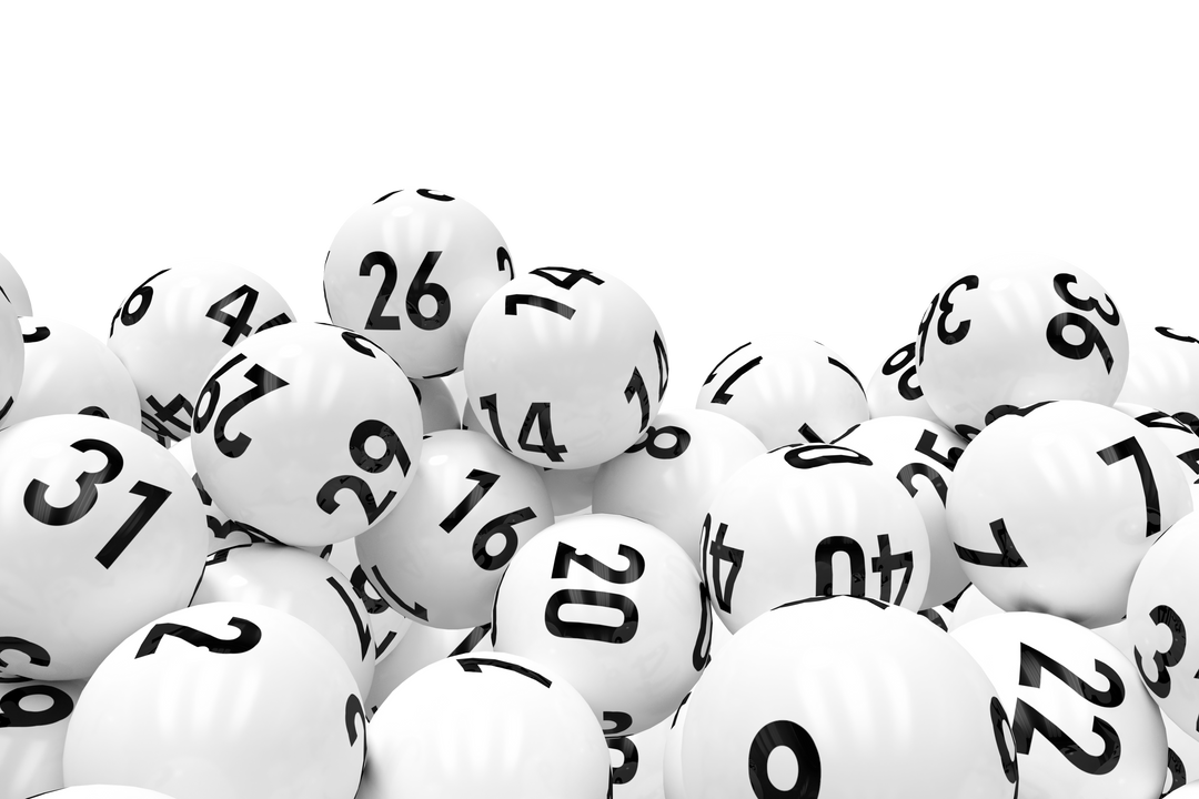 Transparent 3D Lottery Bingo White Balls with Numbers - Download Free Stock Images Pikwizard.com