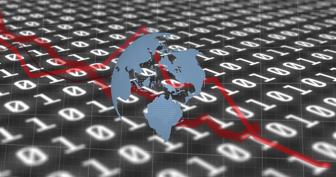 Global Financial Data Analysis with Binary Code Overlay
