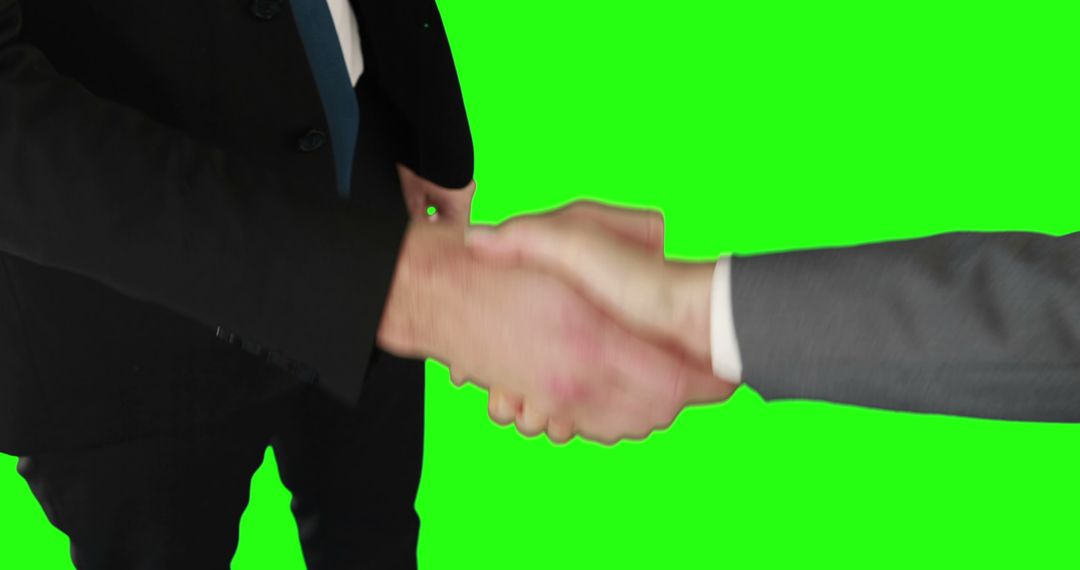 Business Handshake on Green Screen Background - Free Images, Stock Photos and Pictures on Pikwizard.com