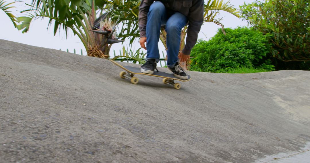 Young Skateboarder Performing Trick on Ramp - Free Images, Stock Photos and Pictures on Pikwizard.com