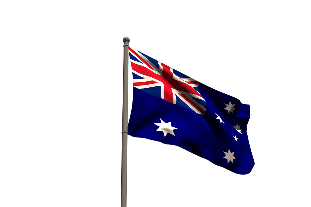 Australian Flag Transparent Background Symbol of National Pride