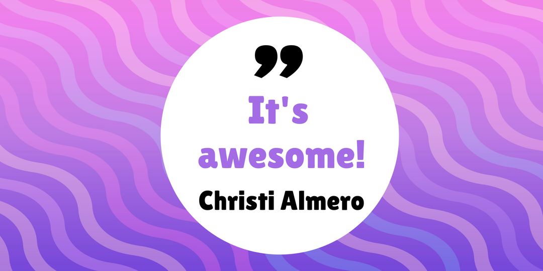 Inspirational Quote on Vibrant Wavy Background Design