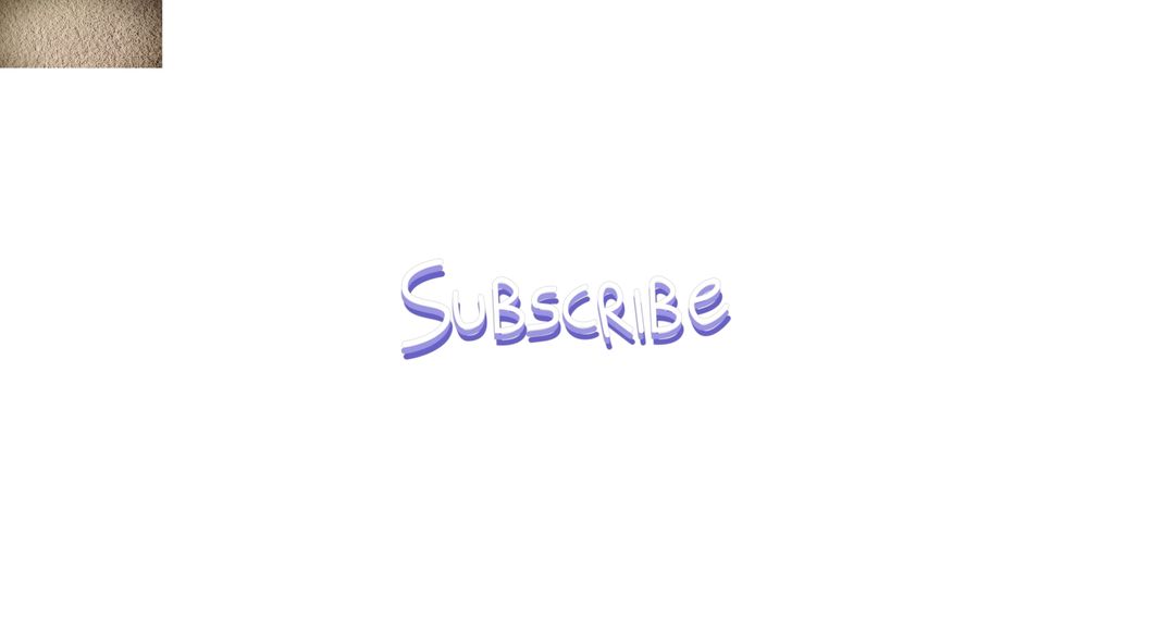 Vibrant Subscribe Text for Digital Interface